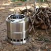 Mini Alcohol Stove for Camping Hiking Stainless Steel Campfire Stove