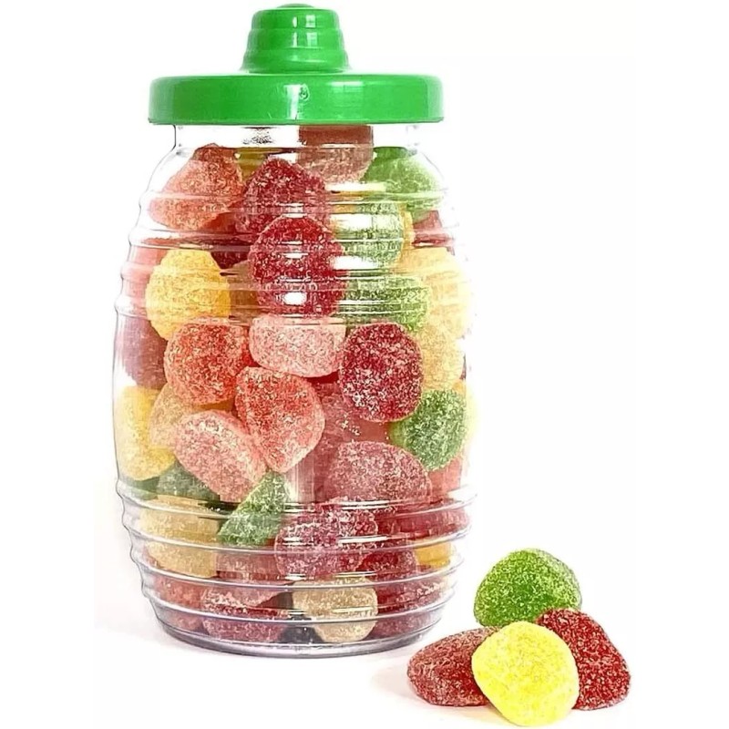 Mini Vitrolero De Plastico Dulcero 1lt 2 Pzs