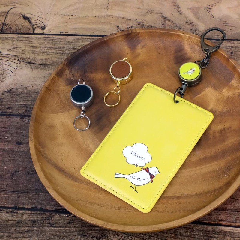 [大王製作所] リールキーホルダー 3個入 小型 収納式リールキー 頑丈 ミニ 鍵 ストラップ IDカード