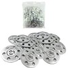 200x TIMco MID35 35mm Metal Insulation Discs Washers Wall and