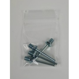 Unbranded Landing Gear Axle Shaft 1/8" Dia 1.3" long, 1/4x28 thread, 3/8" hex Price for 4