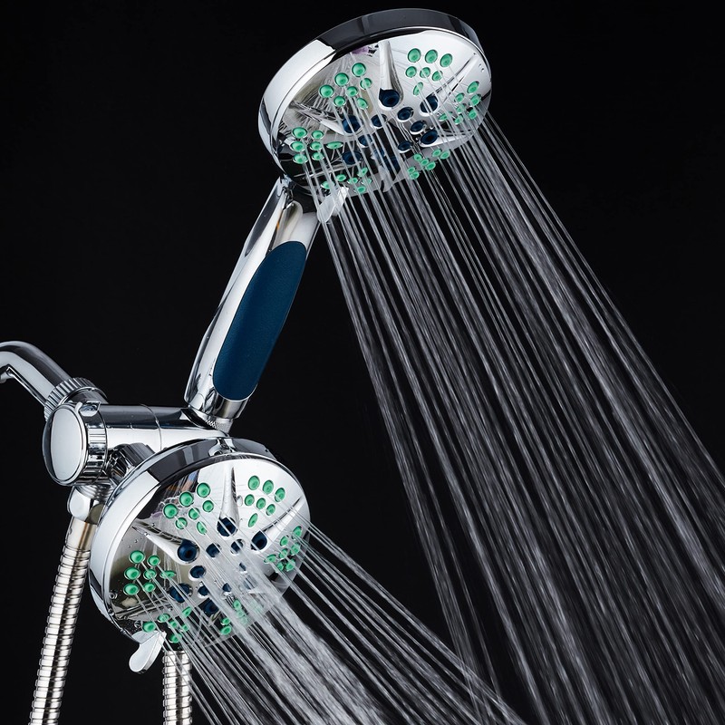 HOTEL SPA – Anti-Clog Shower Heads with Handheld Spray-High Pressure