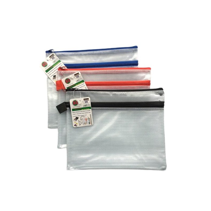 6 X A5 Twin Pocket Tuff Bag School Waterproof Storage