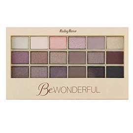 Sombras para Ojos Be Wonderful de Ruby Rose, 18 Colores y 1 Primer