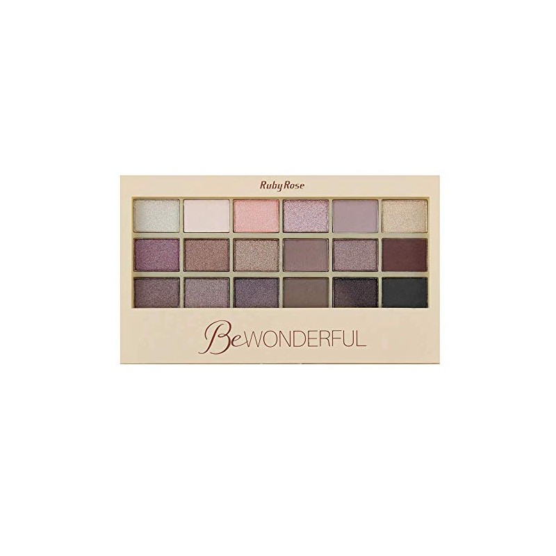Sombras para Ojos Be Wonderful de Ruby Rose, 18 Colores