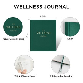 And Per Se Self Care & Wellness Journal-Daily Gratitude And Meal Planner For Women & Men, Wellness & Self Care Planner With Goal & Reflection – Hardcover, Undated(Green)