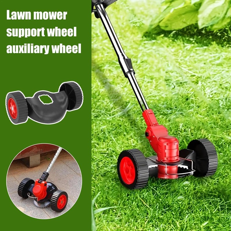 Generic Cordless Trimmer Auxiliary Wheels, Lawn Mower Auxiliary Wheels for