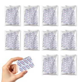 400cc (10 Individual Pack of 10 Packets, Total 100 Packets) Oxygen Absorbers for Food Storage, Food Grade Oxygen Absorbers Packets for Food (400CC(100-Pack))