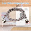 Cenipar Washing Machine Hoses 6 feet Premium Stainless Steel with