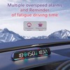 7 Inch Car LED HUD Display Time Speedometer Display Over
