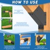 4 Pcs Pergola Brackets, 45-Degree Angle Bracket,4x4 (Actual 3.6‘’x3.6‘’) Corner