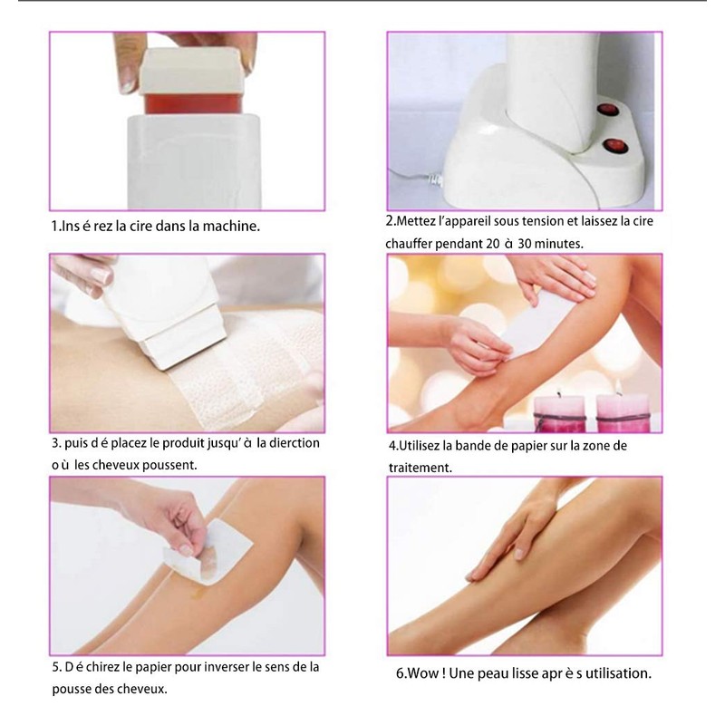 Nynelly Wax Heater Easy Heat Epilation Professional Roll On Single