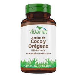 Aceite De Coco Y Orégano 60 Capsulas