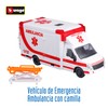 Bburago MUNICIPLE Vehicles Ambulance with Stretcher, Assorted Colours