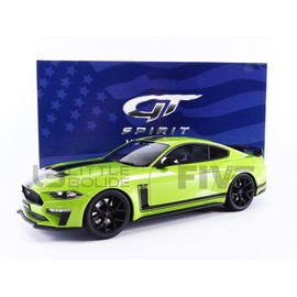 2020 Mustang R-Spec RHD Grabber Lime in 1:18 Scale by GT Spirit