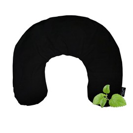 Mother Earth Pillows Extra Large Triggerpoint Pillow for Neck and Shoulders (Black - Relieve Herbal Blend)