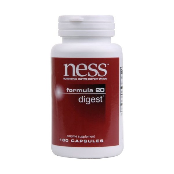 Ness Enzymes - Digest #20 180 Vegicaps [Health and Beauty]