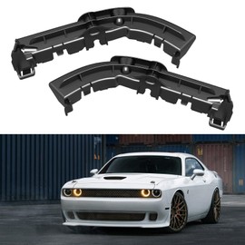 LitMiRaCle Front Bumper Support Brackets for 2008-2021 Dodge Challenger Accessories, Left & Right Side, Replace OE 68024343AD 68024342AD