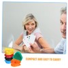KICHOUSE 12pcs Triangle Shaped Card Holder for Easy for Games