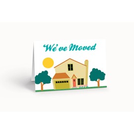 Stonehouse Collection New Address Announcement Note Cards - 10 Boxed Cards & Envelopes