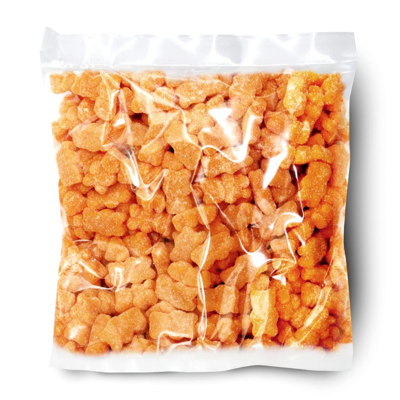 Orange Gummy Bears Sugared, 2.2 Pound Bag, Orange Candy Flavored,