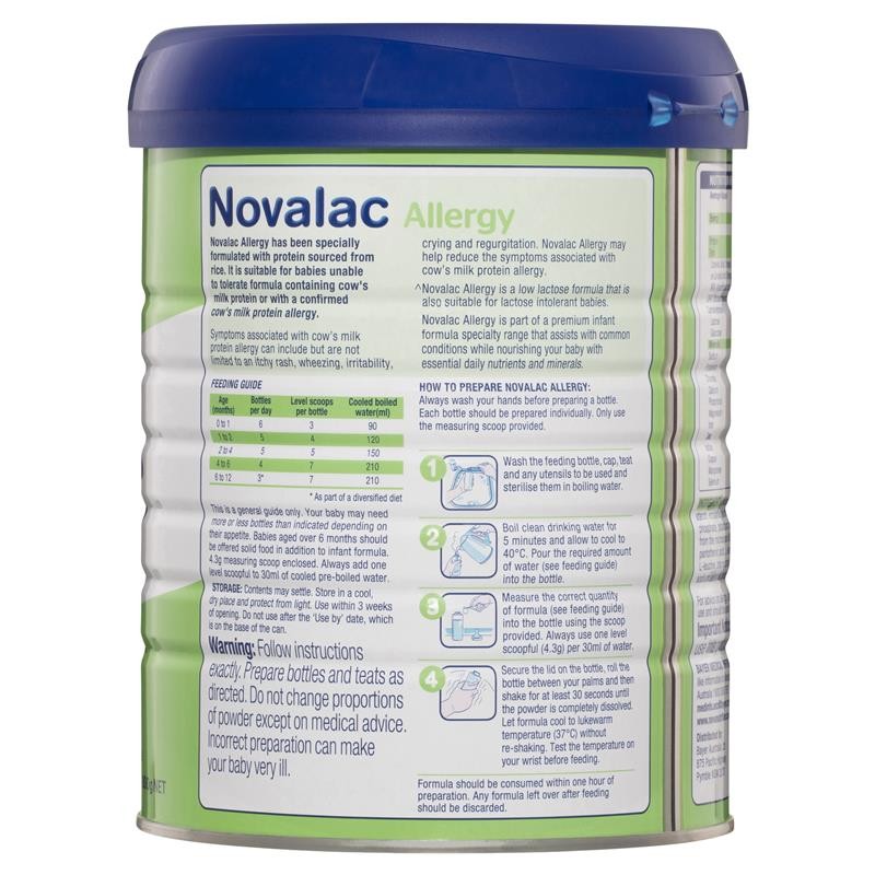 Novalac Allergy Premium Infant Formula 800g