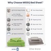 MISSQ California King Size Bed Sheets Set - Cooling, Extra