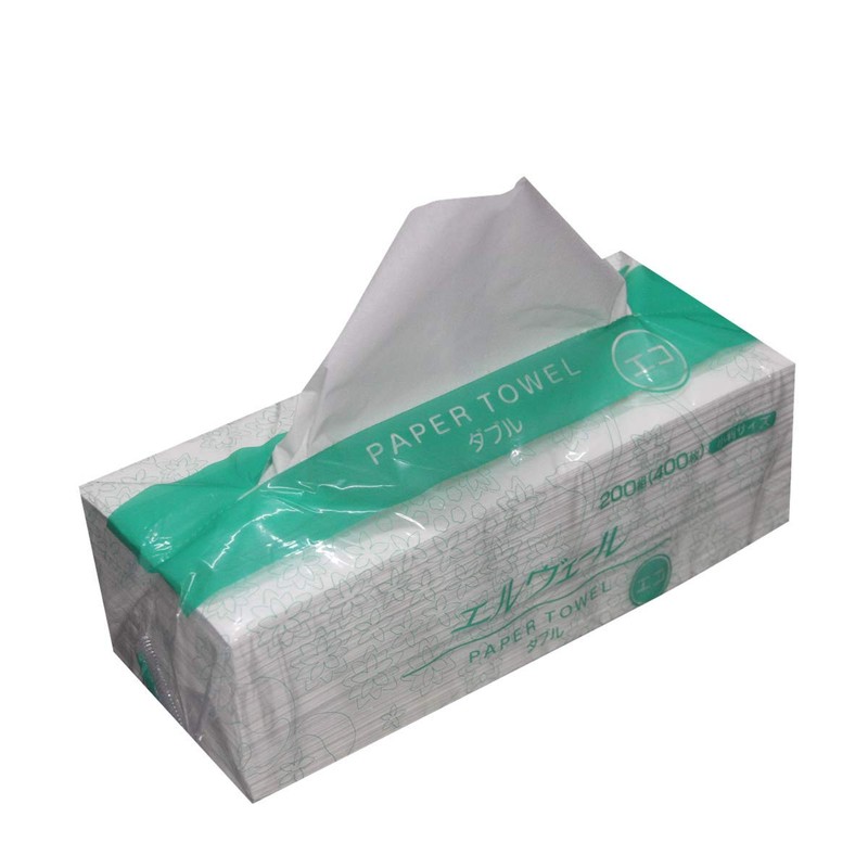 Elveil Eco Double Paper Towels, 200 Pairs (Oval Size) x