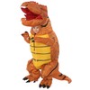 JYZCOS Inflatable Dinosaur Costume Kid Size (Brown, 5 to 7