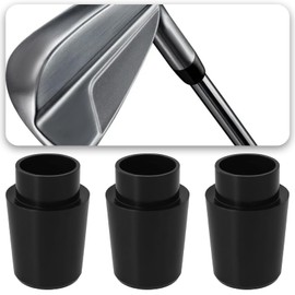 ECSiNG Pack of 12 Golf Ferrules Iron Rod Rubber Sleeves Rubber Ring 0.355 Inch Compatible with PXG 0211 0311 GEN2 GEN3 GEN4 GEN5 9.2 x 14/5 x 15 mm Black