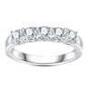 Moissanite Eternity Rings Wedding Band 0.6/1cttw D Color VVS1 Clarity