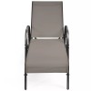 Unbrand Adjustable Chaise Lounge Chair Recliner Patio Yard Outdoor w/