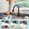 ARCORA Kitchen Faucet Spray Head Matte Black, 3-Function Kitchen Sink