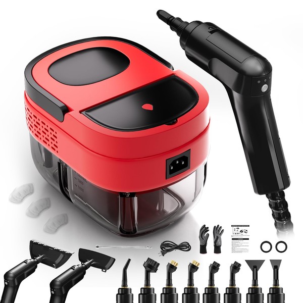 Handheld Steam Cleaner, 2500w Pressurized Steamer for Cleaning, 3-Garde Adjustable