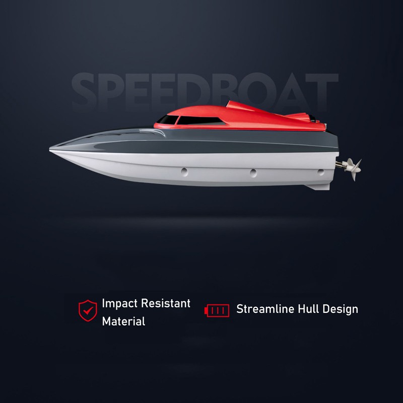Remote Control Boats Rechargeable 2.4G Electric High Speed Speedboat for