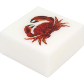 Blackberry Scented Glycerin Soap with Vintage Ocean Creatures, Crab