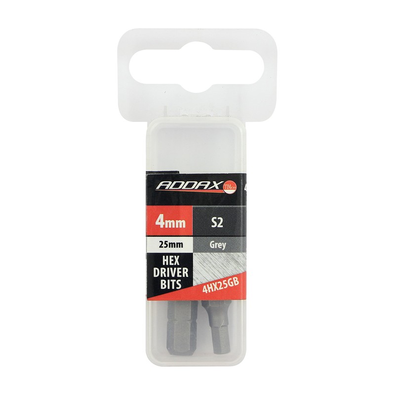 TIMCO Hex Driver Bit S2 Grey - S2 Steel is