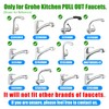 faucet hose replacement parts for Grohe 48293000 Flexible Kitchen Faucets