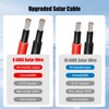 8 AWG Solar Cable 30FT Red + 30FT Black Tinned