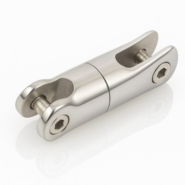 Buchan Marine Anchor Chain Swivel Connector High Strength Rotating Marine Hardware - 1/4 to 5/16 Inch Stainless Steel