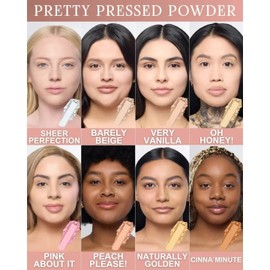 Beauty Creations Pretty Pressed Setting Powder, Barely Beige - Lichtste tot lichte huid met een koele ondertoon.