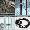 Bicycle Lock Bicycle Chain Lock with Numbers and High Security