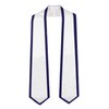 GraduationMall Plain Graduation Honor Stole Classic End With Trim Unisex