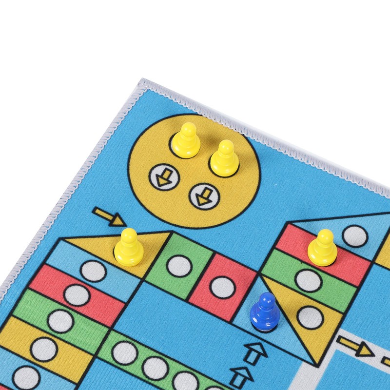 Flying Chess Game Carpet Flying Chess Playmat Family Interactive Toy
