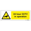 SAFETYKING® 4 PCS CCTV STICKER (HORIZONTAL) CCTV Sign Security Sticker