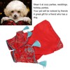 Dog Clothes Chinese Style Cheongsam Satin Pet Dog Tang Suit