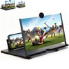 12 Inch Screen Magnifier for Cell Phone,3D HD Foldable Amplifier