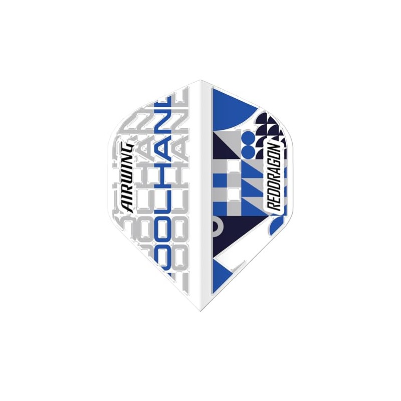 RED DRAGON Airwing Unique Moulded Luke Humphries White Standard Dart