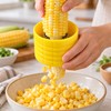 Corn Stripper for Easy Kernel Removal – Yellow Manual Cob