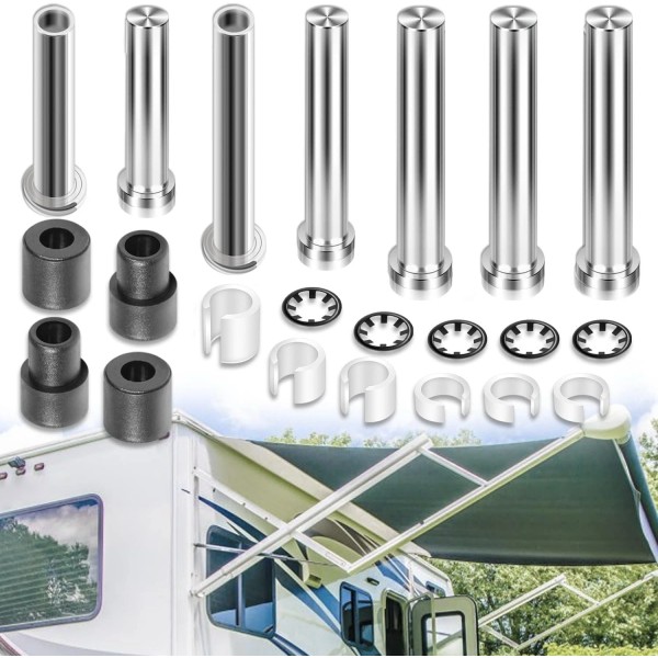 Unbranded Power RV Awning Pins and Fasteners + Shock Hardware